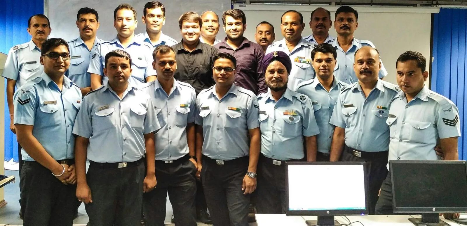 Indian Air Force — Desktop Publishing training session